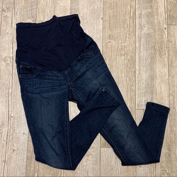 Indigo blue maternity pants Clearance